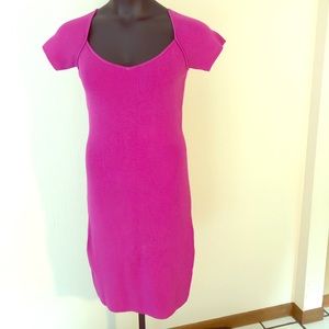 Moda silk blend knit dress